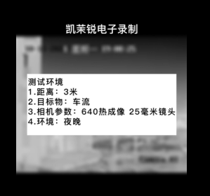 熱成像白熱模式車流測試